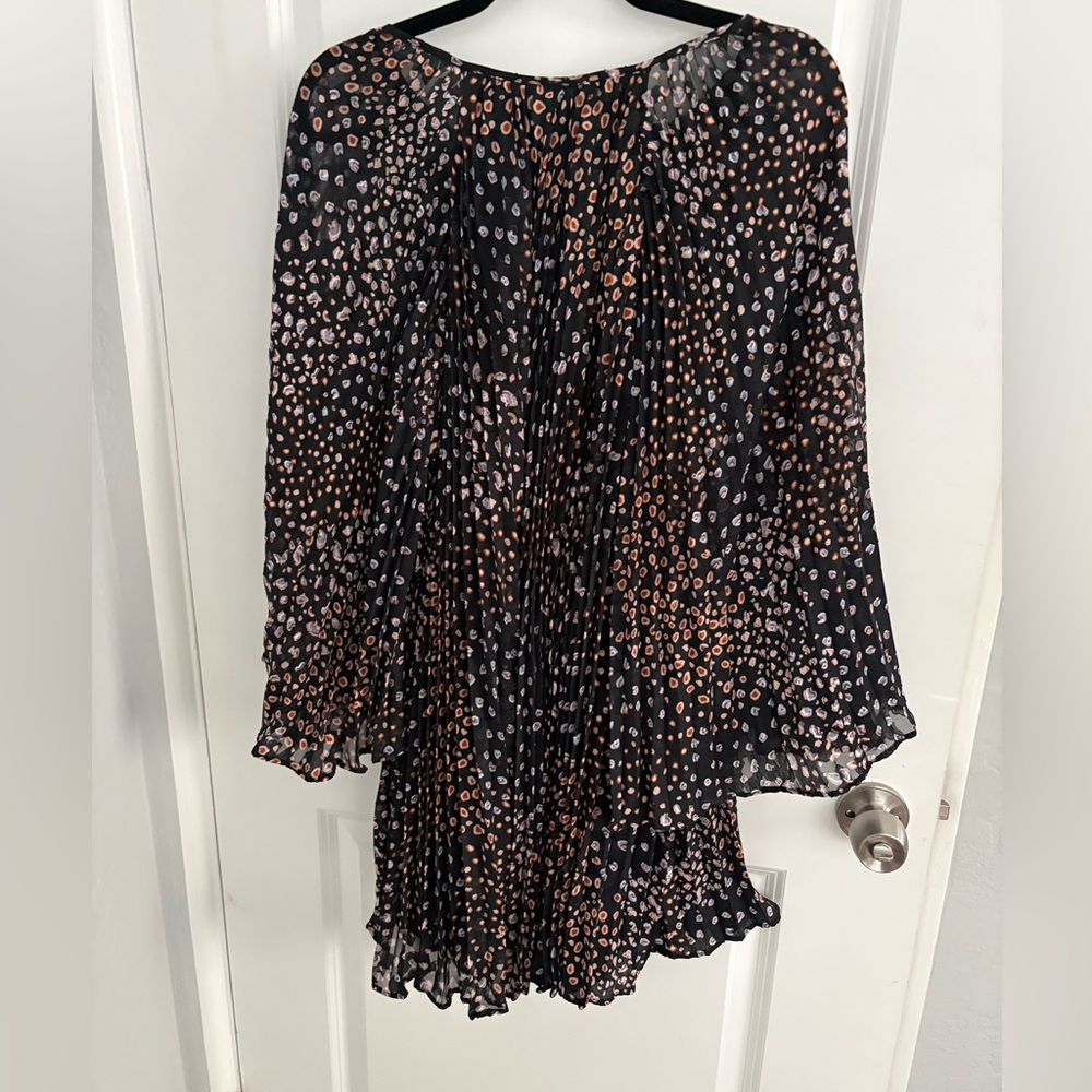 Anthropologie Toulon Pleated Mini Dress Size Small New with tags - Picture 8 of 9